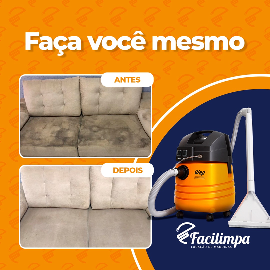 Extratora carpet cleaner Wap, faça você mesmo a limpeza de seus estofados